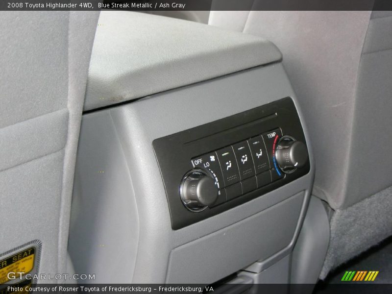 Blue Streak Metallic / Ash Gray 2008 Toyota Highlander 4WD