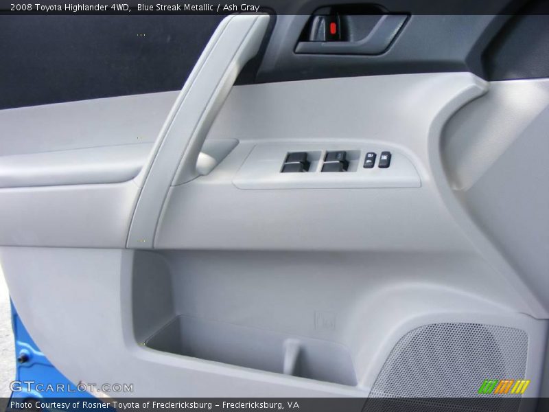 Blue Streak Metallic / Ash Gray 2008 Toyota Highlander 4WD