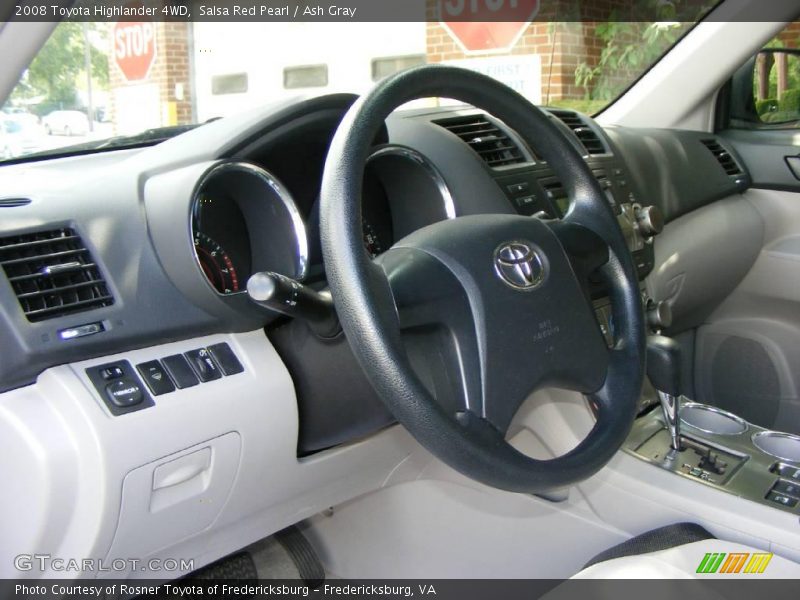 Salsa Red Pearl / Ash Gray 2008 Toyota Highlander 4WD