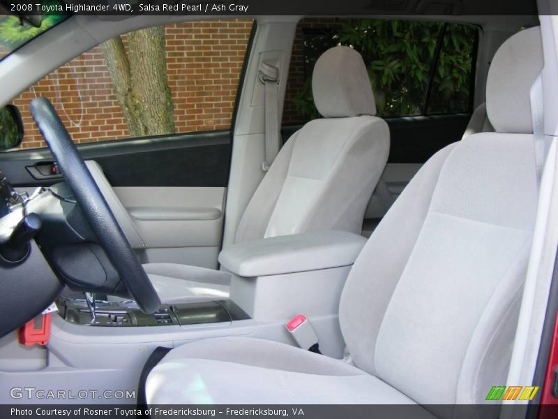 Salsa Red Pearl / Ash Gray 2008 Toyota Highlander 4WD
