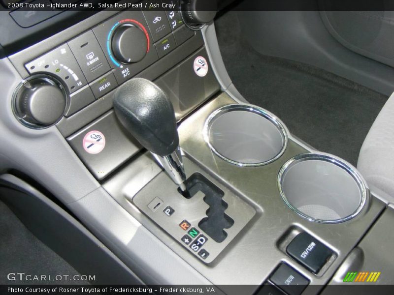 Salsa Red Pearl / Ash Gray 2008 Toyota Highlander 4WD