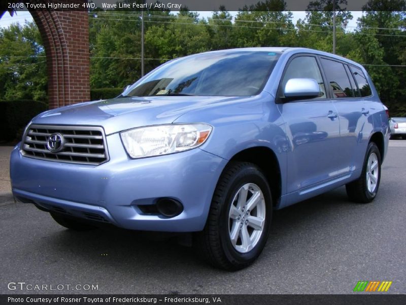 Wave Line Pearl / Ash Gray 2008 Toyota Highlander 4WD
