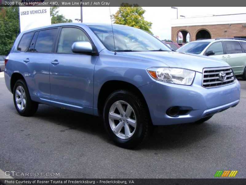 Wave Line Pearl / Ash Gray 2008 Toyota Highlander 4WD