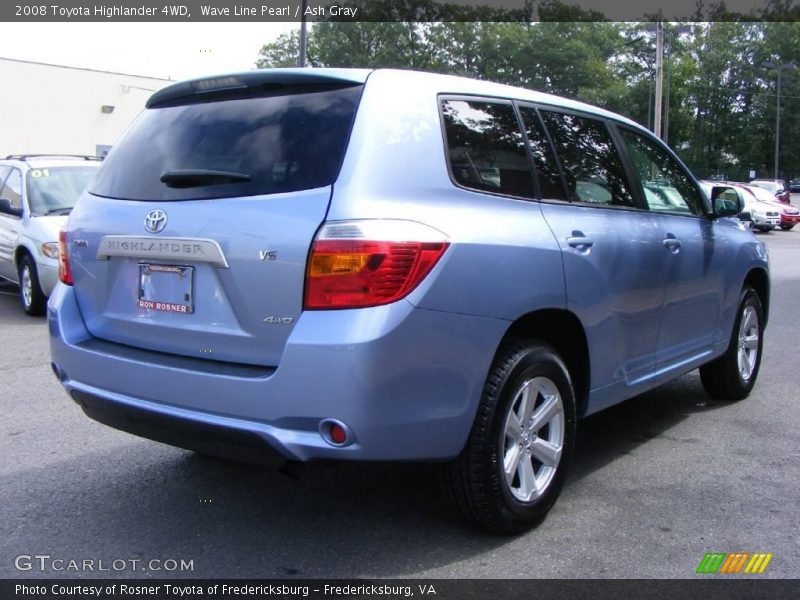 Wave Line Pearl / Ash Gray 2008 Toyota Highlander 4WD