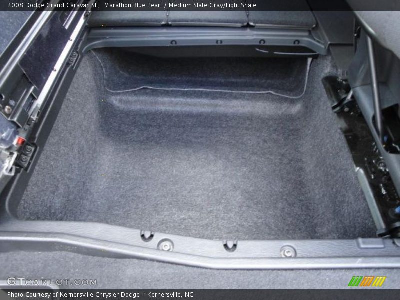 Marathon Blue Pearl / Medium Slate Gray/Light Shale 2008 Dodge Grand Caravan SE