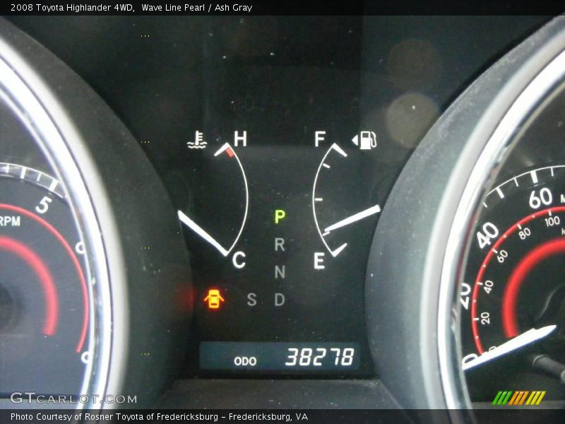 Wave Line Pearl / Ash Gray 2008 Toyota Highlander 4WD