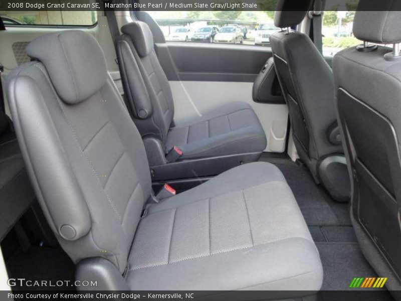 Marathon Blue Pearl / Medium Slate Gray/Light Shale 2008 Dodge Grand Caravan SE