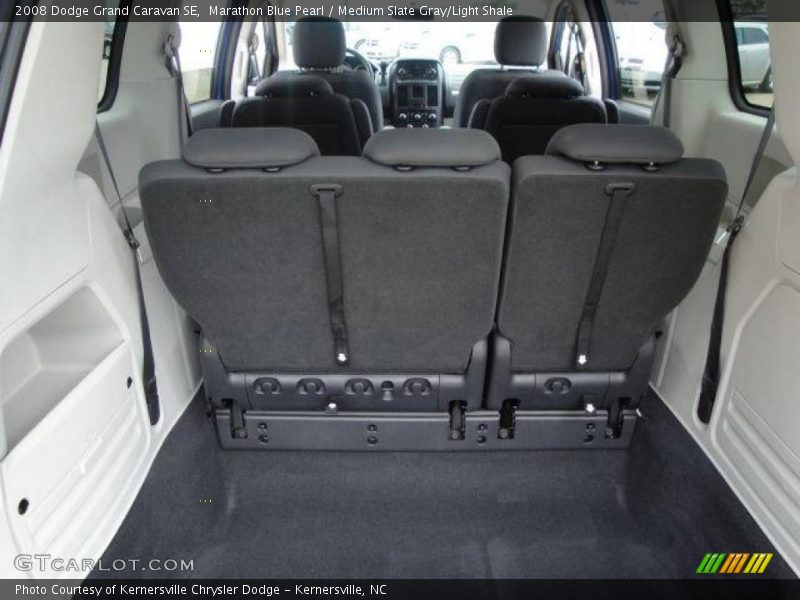Marathon Blue Pearl / Medium Slate Gray/Light Shale 2008 Dodge Grand Caravan SE