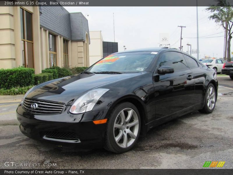 Black Obsidian / Wheat 2005 Infiniti G 35 Coupe