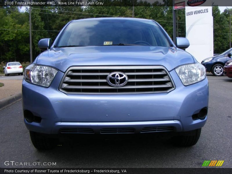 Wave Line Pearl / Ash Gray 2008 Toyota Highlander 4WD