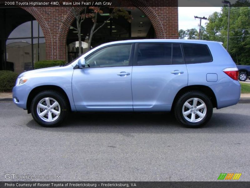 Wave Line Pearl / Ash Gray 2008 Toyota Highlander 4WD