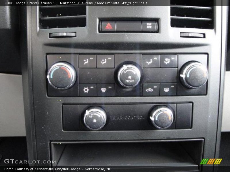 Marathon Blue Pearl / Medium Slate Gray/Light Shale 2008 Dodge Grand Caravan SE