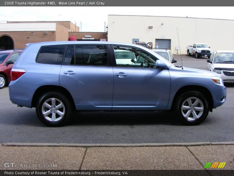 Wave Line Pearl / Ash Gray 2008 Toyota Highlander 4WD