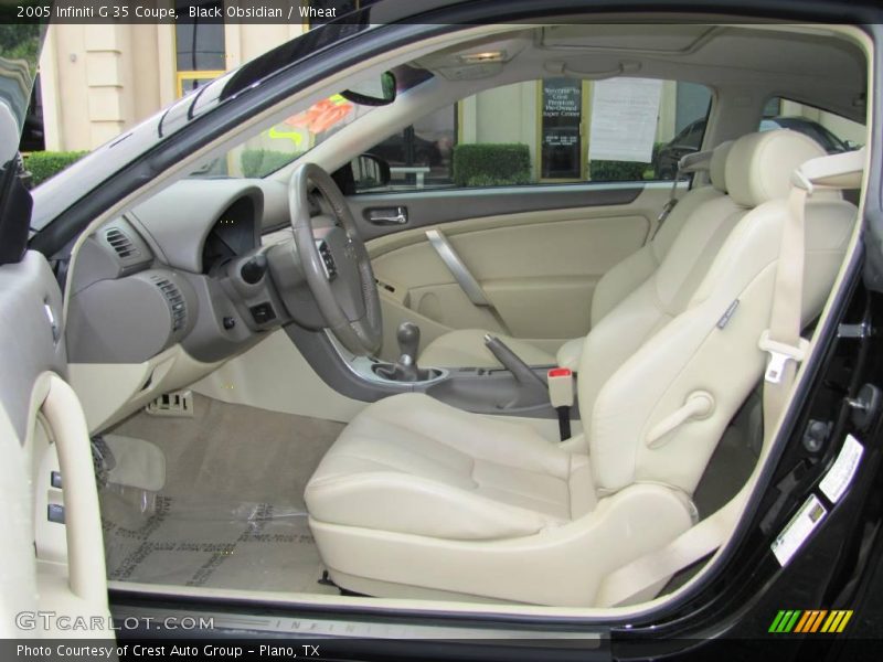 Black Obsidian / Wheat 2005 Infiniti G 35 Coupe