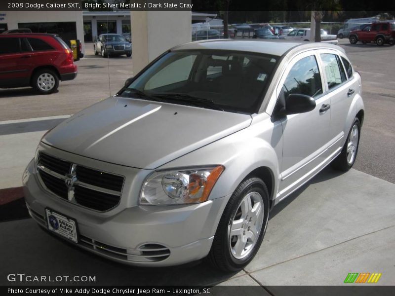 Bright Silver Metallic / Dark Slate Gray 2008 Dodge Caliber SXT