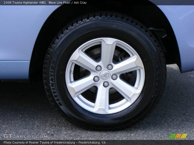 Wave Line Pearl / Ash Gray 2008 Toyota Highlander 4WD