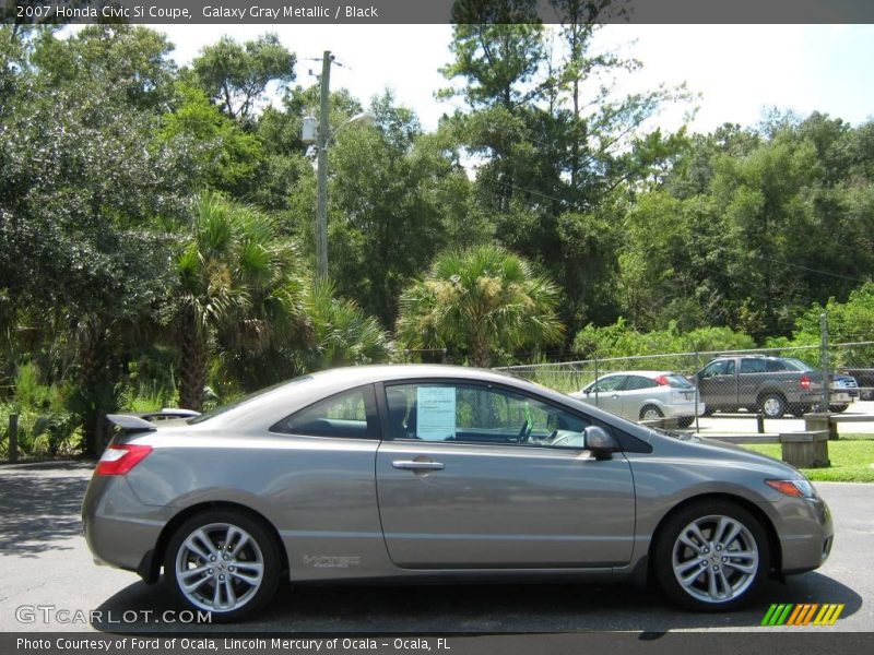 Galaxy Gray Metallic / Black 2007 Honda Civic Si Coupe