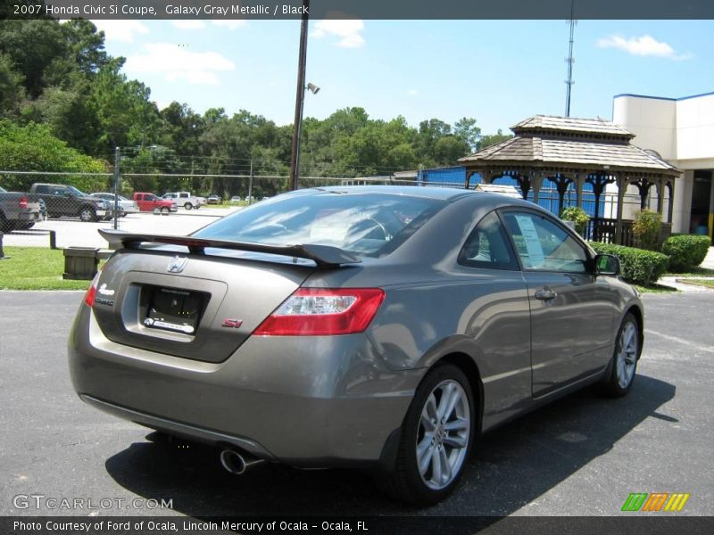 Galaxy Gray Metallic / Black 2007 Honda Civic Si Coupe