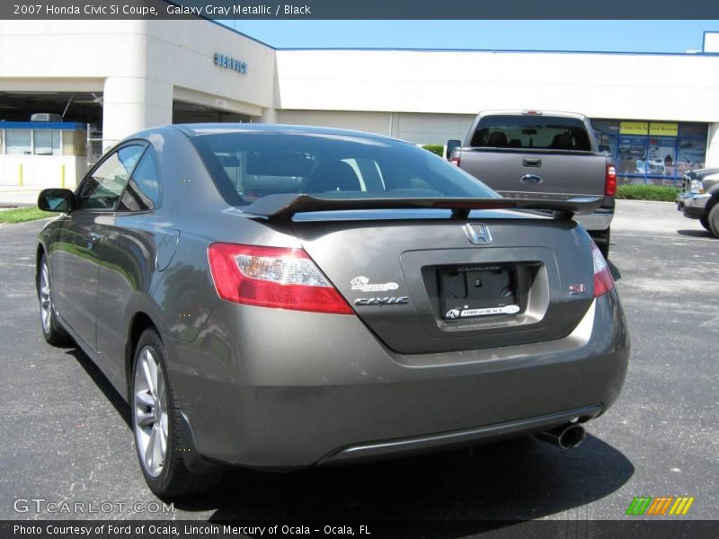 Galaxy Gray Metallic / Black 2007 Honda Civic Si Coupe