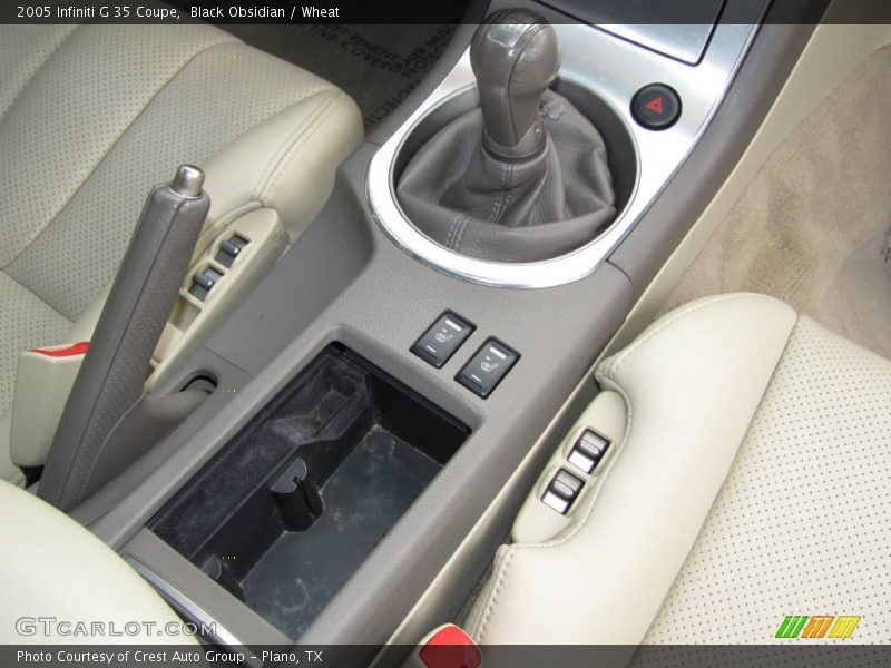 Black Obsidian / Wheat 2005 Infiniti G 35 Coupe