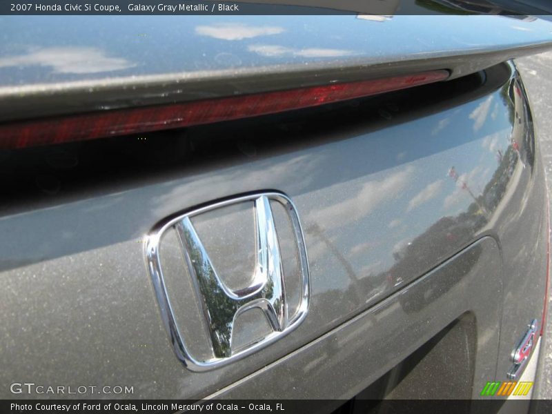 Galaxy Gray Metallic / Black 2007 Honda Civic Si Coupe