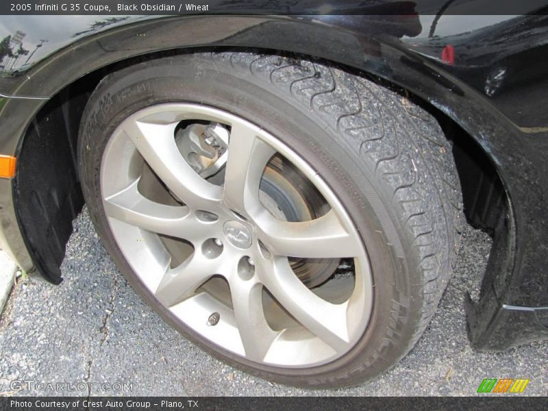 Black Obsidian / Wheat 2005 Infiniti G 35 Coupe