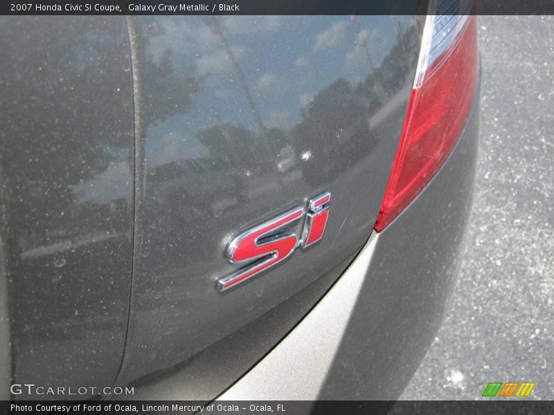 Galaxy Gray Metallic / Black 2007 Honda Civic Si Coupe