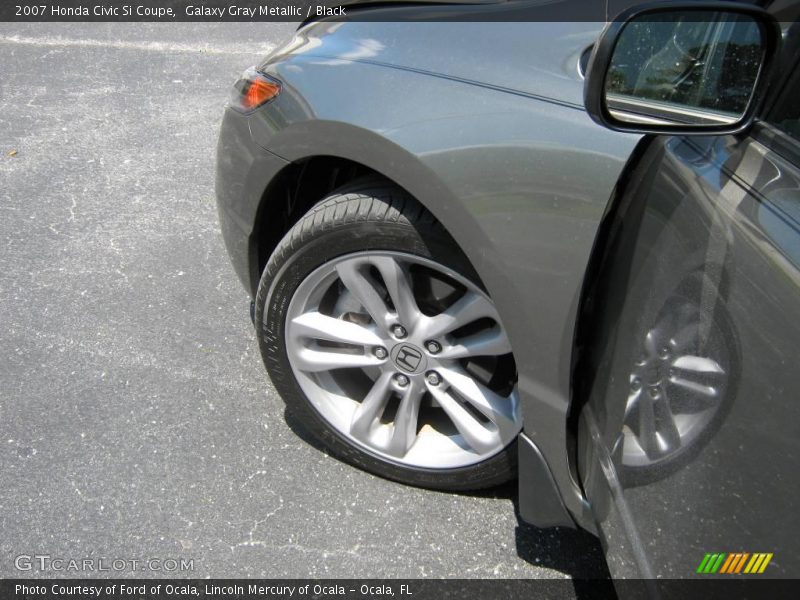 Galaxy Gray Metallic / Black 2007 Honda Civic Si Coupe