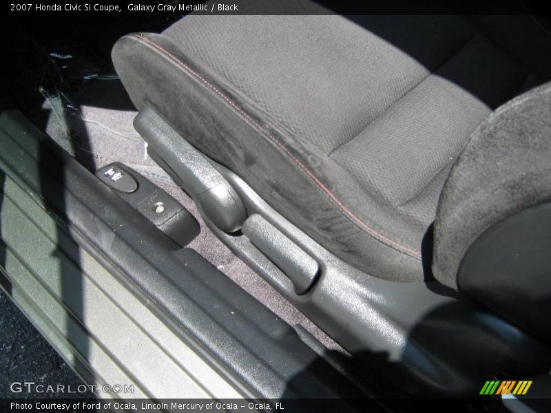 Galaxy Gray Metallic / Black 2007 Honda Civic Si Coupe