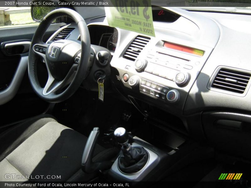 Galaxy Gray Metallic / Black 2007 Honda Civic Si Coupe