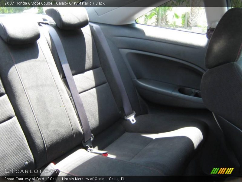 Galaxy Gray Metallic / Black 2007 Honda Civic Si Coupe