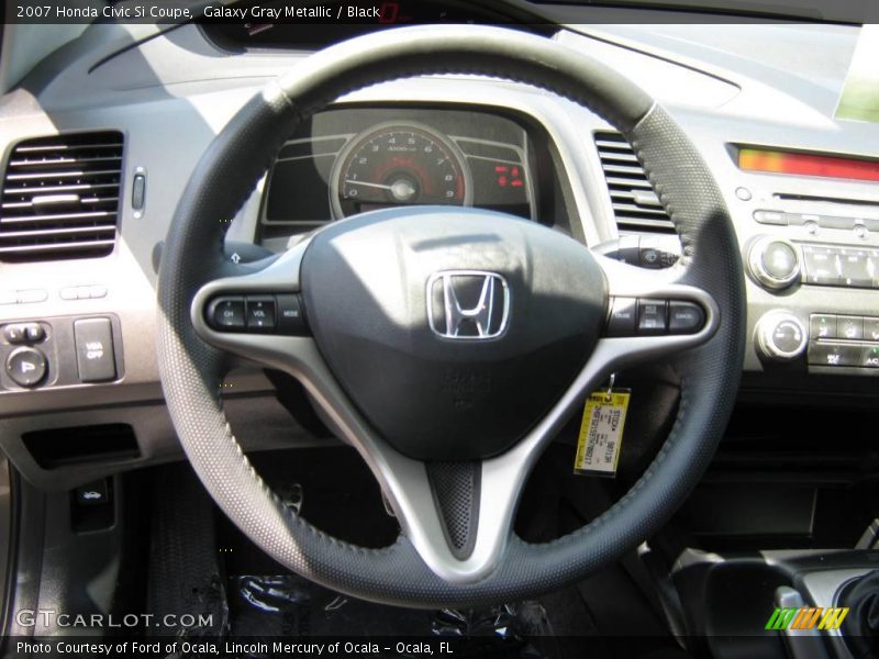 Galaxy Gray Metallic / Black 2007 Honda Civic Si Coupe