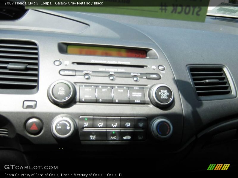 Galaxy Gray Metallic / Black 2007 Honda Civic Si Coupe