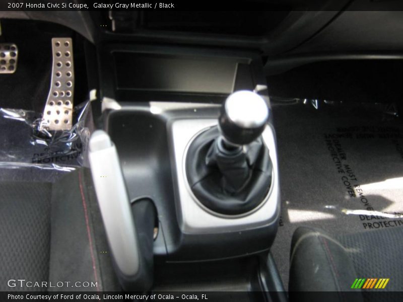 Galaxy Gray Metallic / Black 2007 Honda Civic Si Coupe