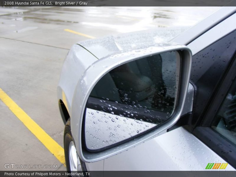 Bright Silver / Gray 2008 Hyundai Santa Fe GLS