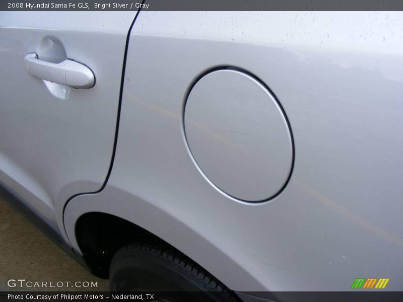 Bright Silver / Gray 2008 Hyundai Santa Fe GLS