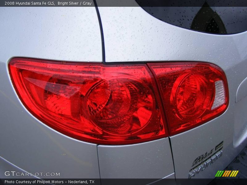 Bright Silver / Gray 2008 Hyundai Santa Fe GLS