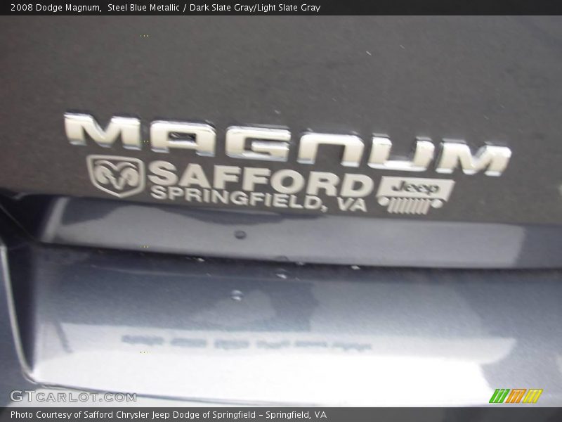 Steel Blue Metallic / Dark Slate Gray/Light Slate Gray 2008 Dodge Magnum