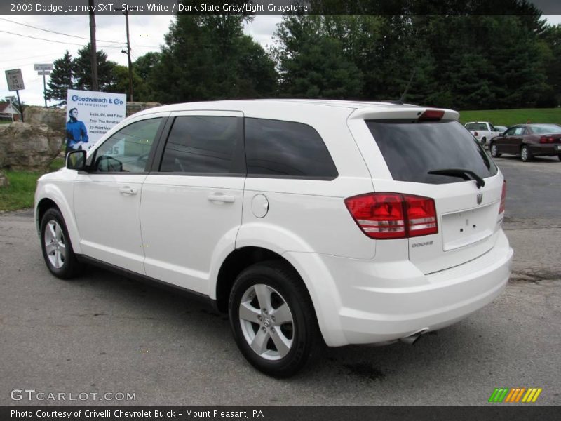 Stone White / Dark Slate Gray/Light Graystone 2009 Dodge Journey SXT