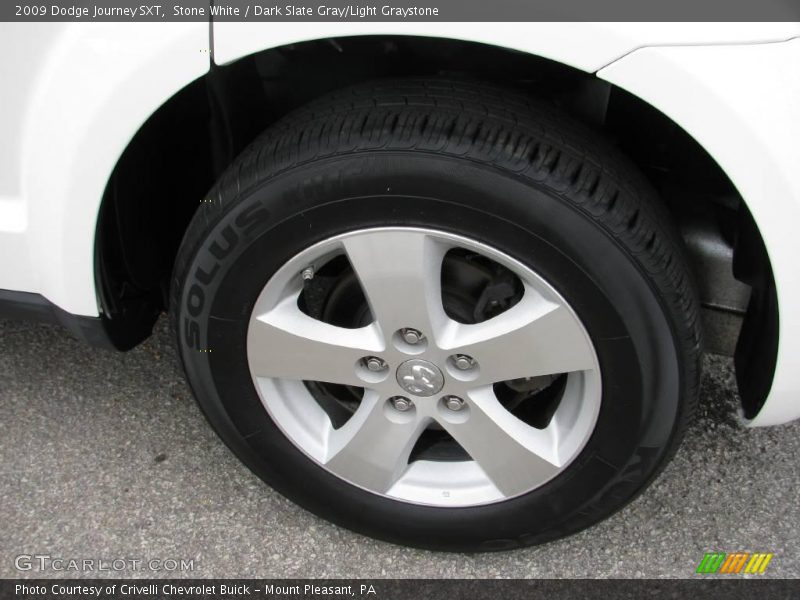Stone White / Dark Slate Gray/Light Graystone 2009 Dodge Journey SXT