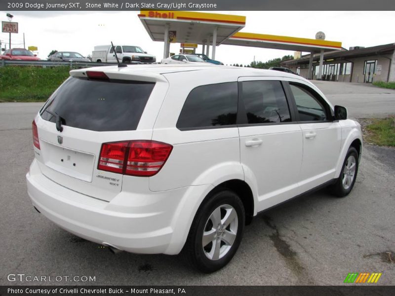 Stone White / Dark Slate Gray/Light Graystone 2009 Dodge Journey SXT