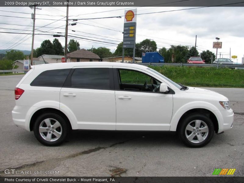 Stone White / Dark Slate Gray/Light Graystone 2009 Dodge Journey SXT