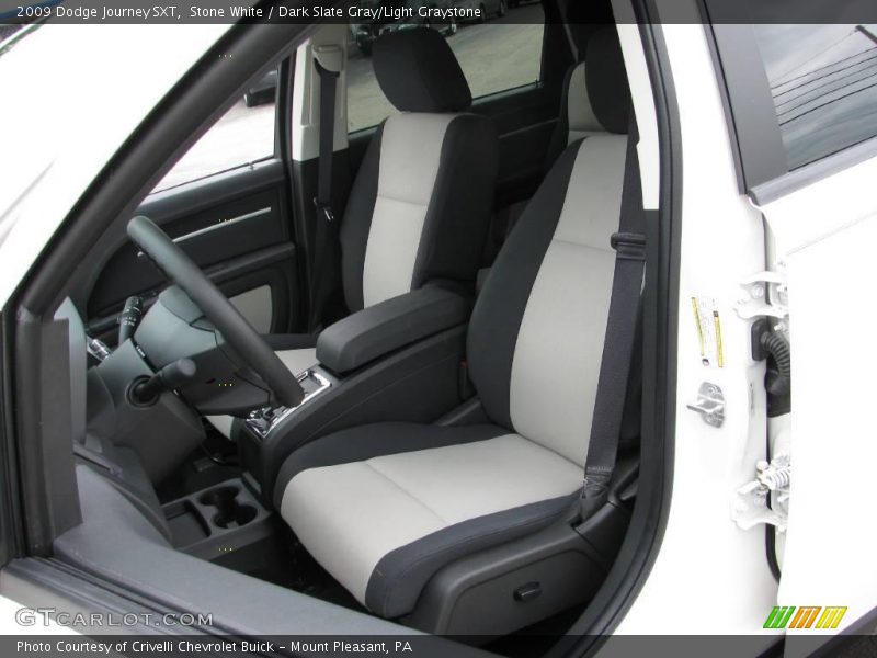 Stone White / Dark Slate Gray/Light Graystone 2009 Dodge Journey SXT