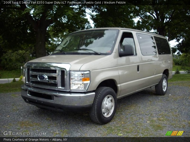 Pueblo Gold / Medium Pebble 2008 Ford E Series Van E350 Super Duty XLT Passenger