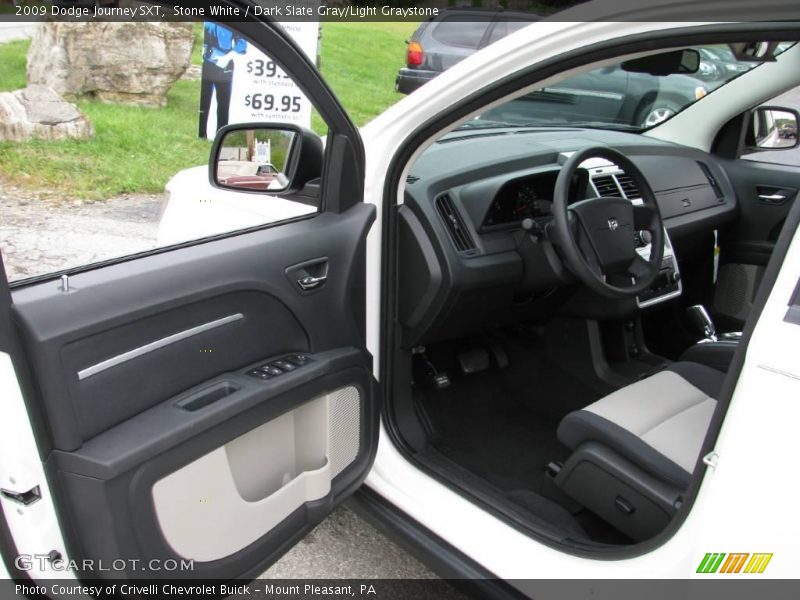 Stone White / Dark Slate Gray/Light Graystone 2009 Dodge Journey SXT