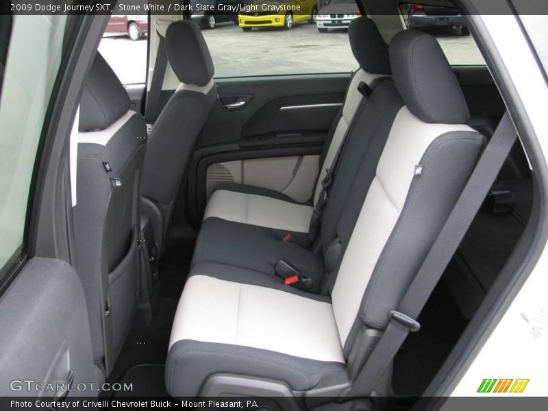 Stone White / Dark Slate Gray/Light Graystone 2009 Dodge Journey SXT