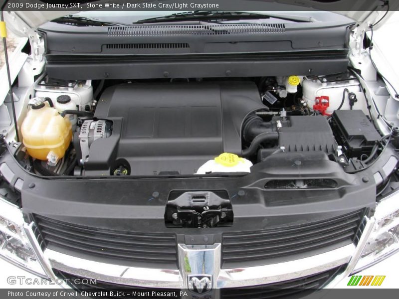 Stone White / Dark Slate Gray/Light Graystone 2009 Dodge Journey SXT
