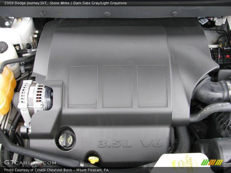 Stone White / Dark Slate Gray/Light Graystone 2009 Dodge Journey SXT