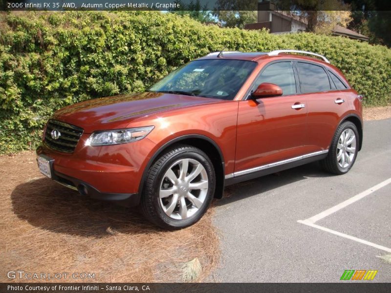 Autumn Copper Metallic / Graphite 2006 Infiniti FX 35 AWD