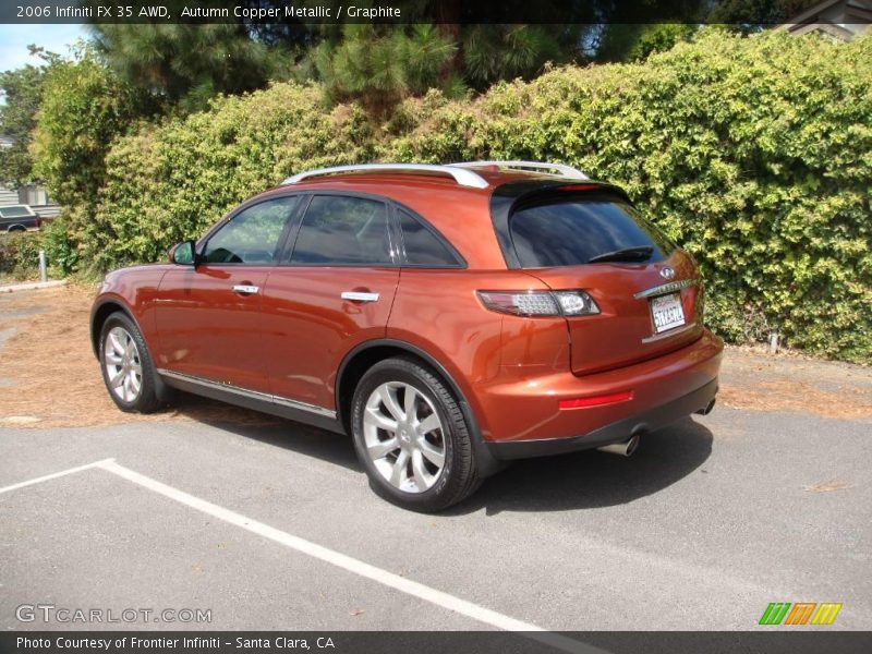 Autumn Copper Metallic / Graphite 2006 Infiniti FX 35 AWD